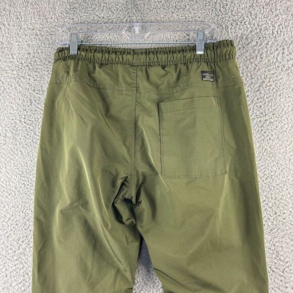 Southpole Track Pants Mens Medium Green Swishy Athletic Windbreaker Joggers Run - Picture 9 of 16